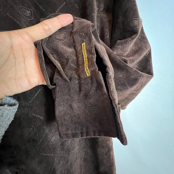 Stacy Adams Men's Shirt Size Large Button Down Casual Wear Brown - Picture 5 of 7